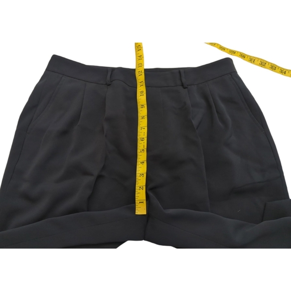 EDDIE BAUER Dark Blue Full Fit Pleated Front Trouser Pants Size 14 Tall NWOT - Picture 5 of 9